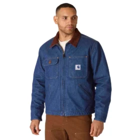 Herren-Chore Coat aus Denim mit Sherpa-Futter aus der Crafted-Serie