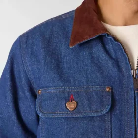 Herren-Chore Coat aus Denim mit Sherpa-Futter aus der Crafted-Serie