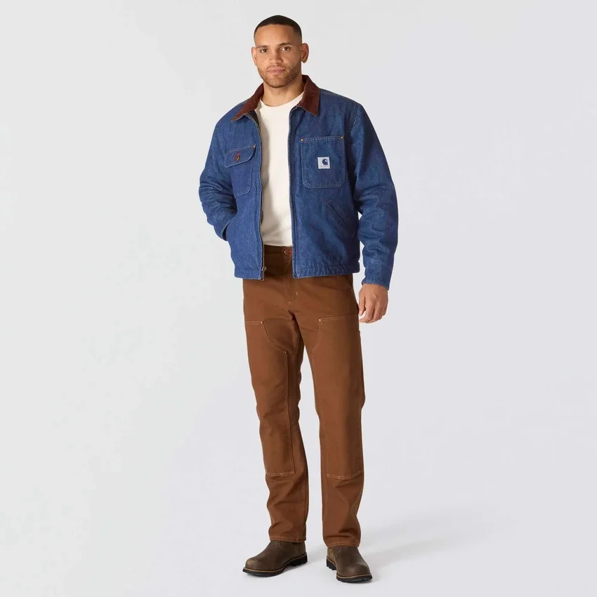 Herren-Chore Coat aus Denim mit Sherpa-Futter aus der Crafted-Serie
