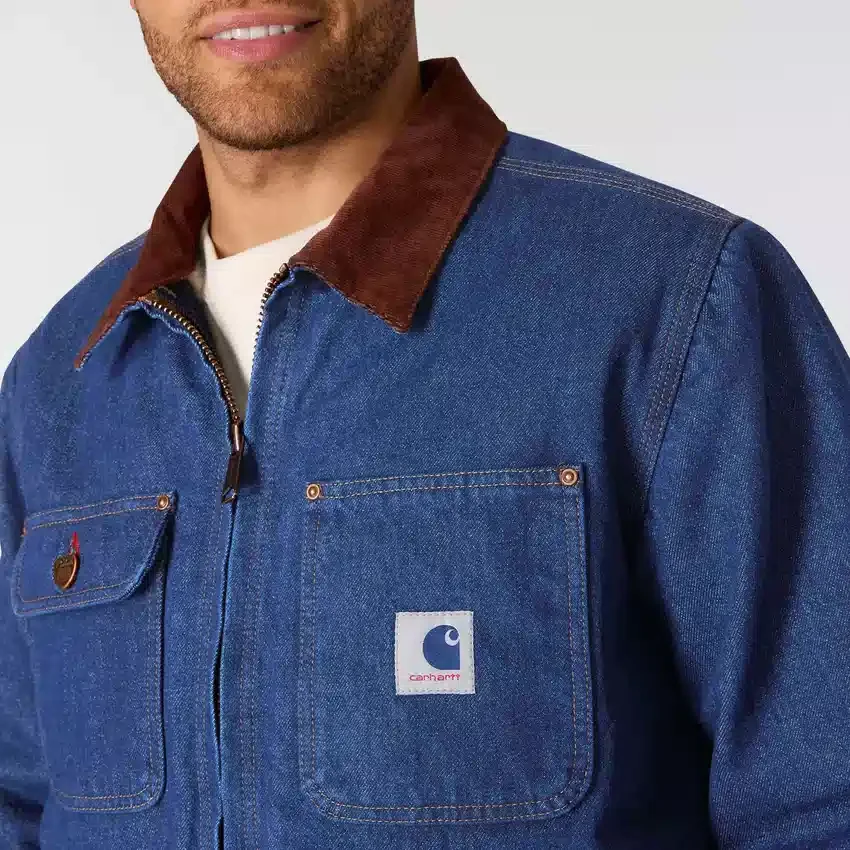 Herren-Chore Coat aus Denim mit Sherpa-Futter aus der Crafted-Serie