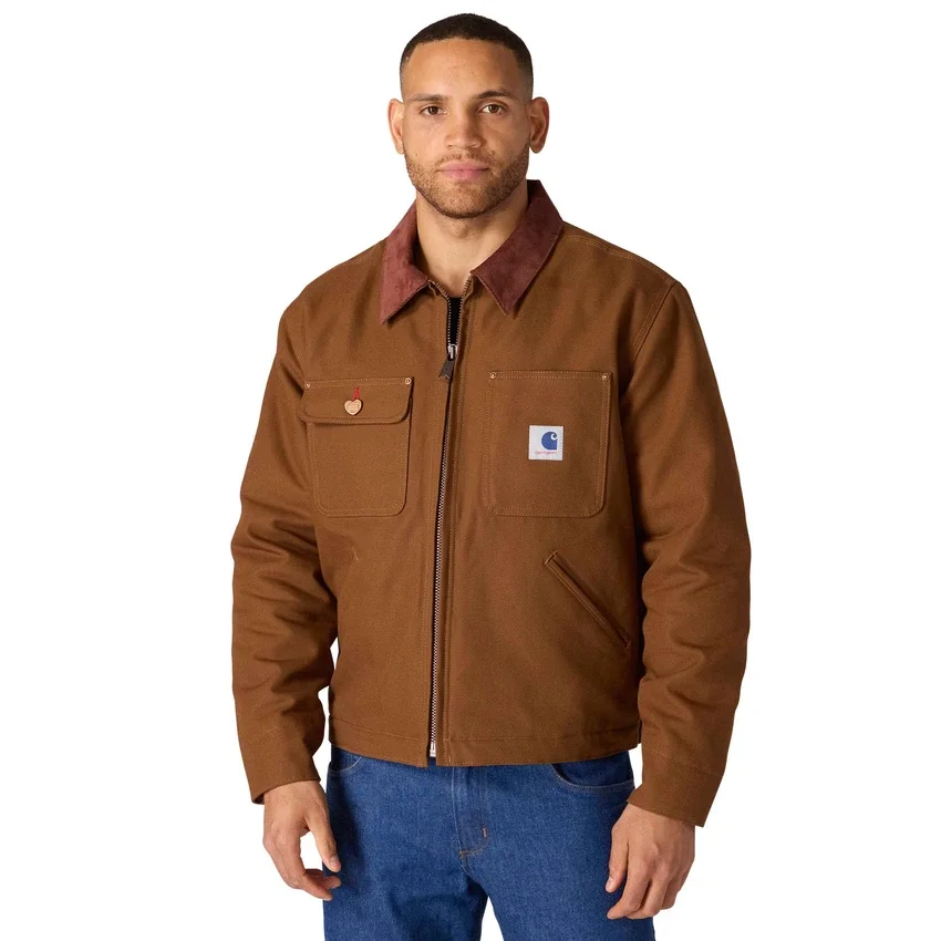 Herren-Chore Coat aus Entenstoff mit Sherpa-Futter aus der Crafted-Serie