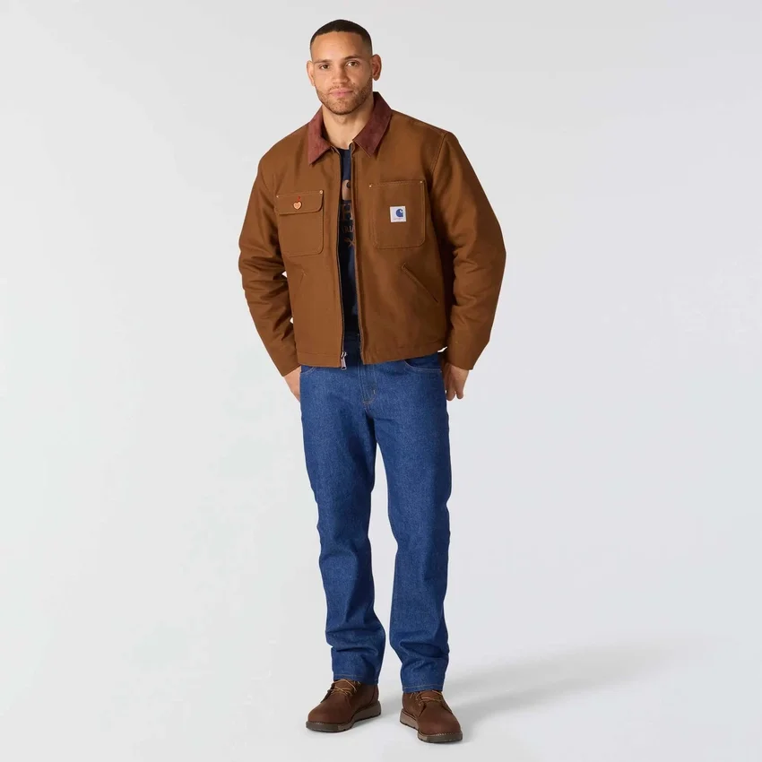 Herren-Chore Coat aus Entenstoff mit Sherpa-Futter aus der Crafted-Serie