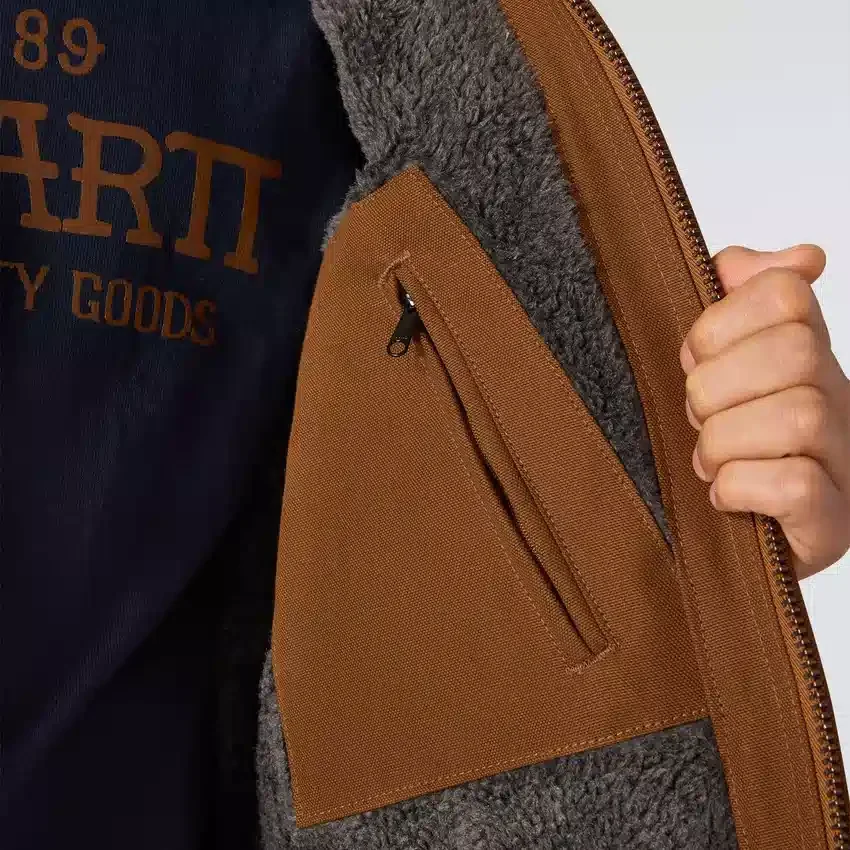 Herren-Chore Coat aus Entenstoff mit Sherpa-Futter aus der Crafted-Serie