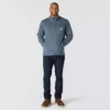 Herren-Fleece-Pullover mit Viertelreissverschluss in Relaxed Fit