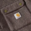 Herren-Fleece-Pullover mit Viertelreissverschluss in Relaxed Fit
