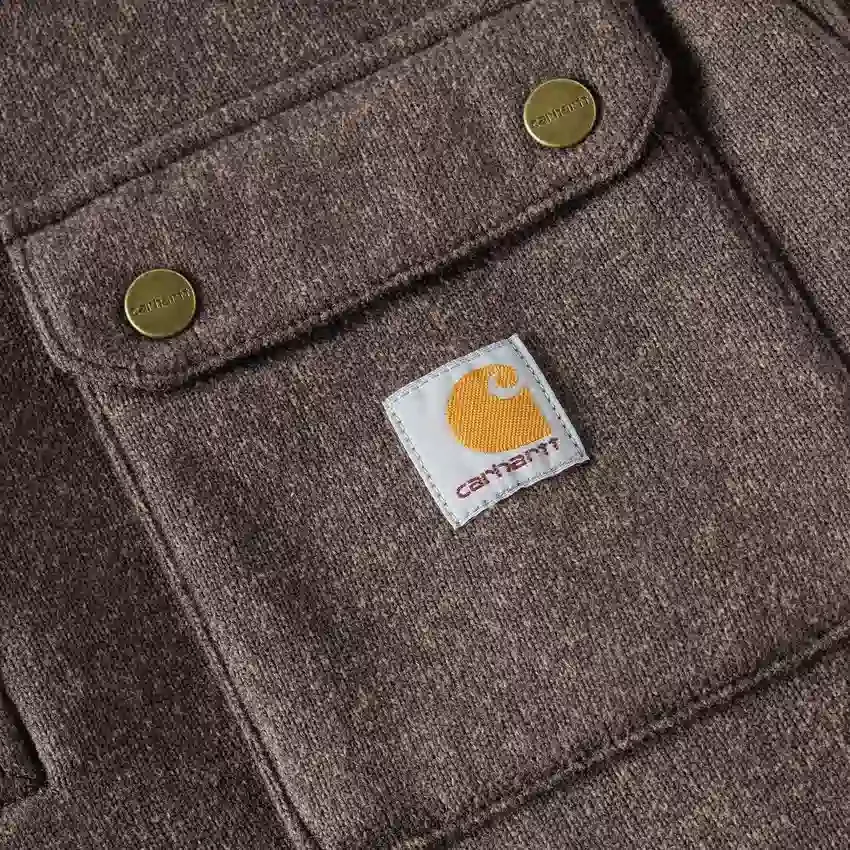 Herren-Fleece-Pullover mit Viertelreissverschluss in Relaxed Fit