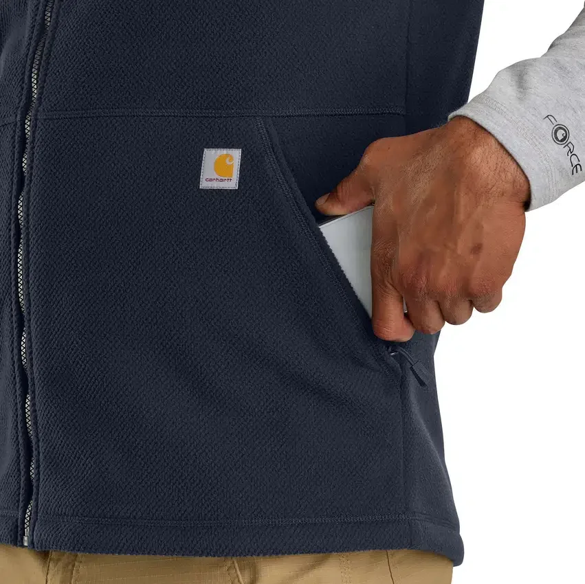 Herren-Fleece-Weste «Edmonton» in Relaxed Fit