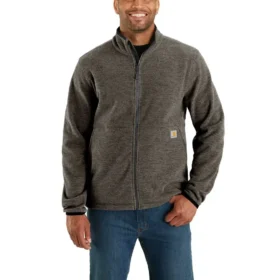 Herren-Fleecejacke «Edmonton» mit durchgehendem Reissverschluss