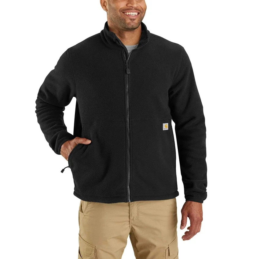 Herren-Fleecejacke «Edmonton» mit durchgehendem Reissverschluss