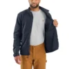 Herren-Fleecejacke «Edmonton» mit durchgehendem Reissverschluss