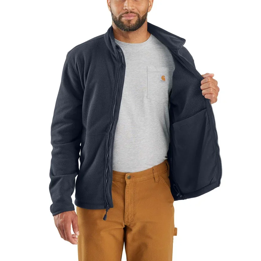 Herren-Fleecejacke «Edmonton» mit durchgehendem Reissverschluss