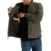 Herren-Fleecejacke «Edmonton» mit durchgehendem Reissverschluss