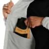 Herren-Fleecejacke «Edmonton» mit durchgehendem Reissverschluss