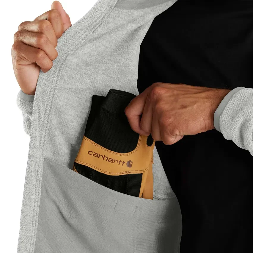 Herren-Fleecejacke «Edmonton» mit durchgehendem Reissverschluss