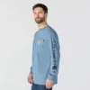 Herren-FR Force Irvine locker sitzendes Langarm-Logo-T-Shirt – flammhemmende Hemden