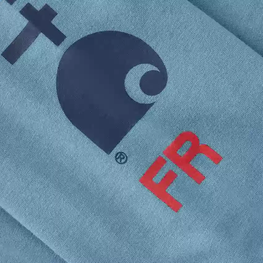 Herren-FR Force Irvine locker sitzendes Langarm-Logo-T-Shirt – flammhemmende Hemden