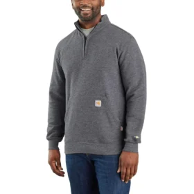 Herren-FR-Force-Marquette-Sweatshirt mit Viertelreissverschluss – flammhemmende Sweatshirts