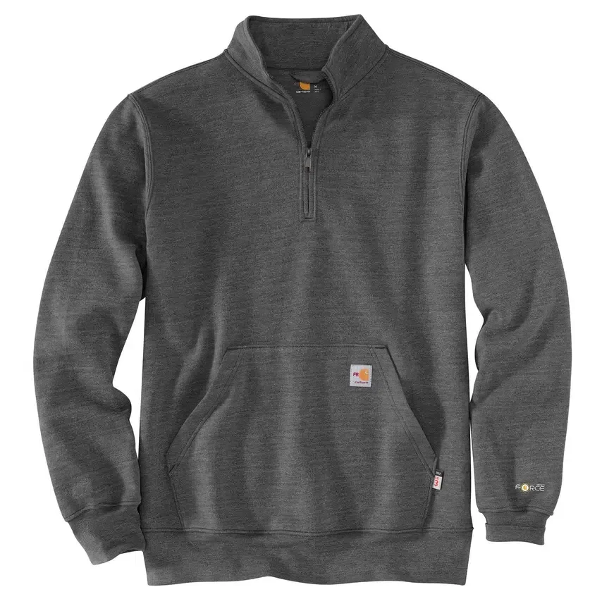 Herren-FR-Force-Marquette-Sweatshirt mit Viertelreissverschluss – flammhemmende Sweatshirts