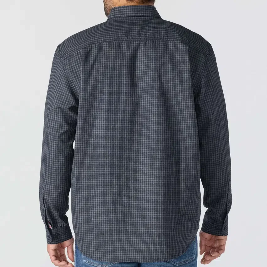 Herren-FR Force Sun Defender™ Langarm-Karo-Hemd – Sonnenschutz-Hemden