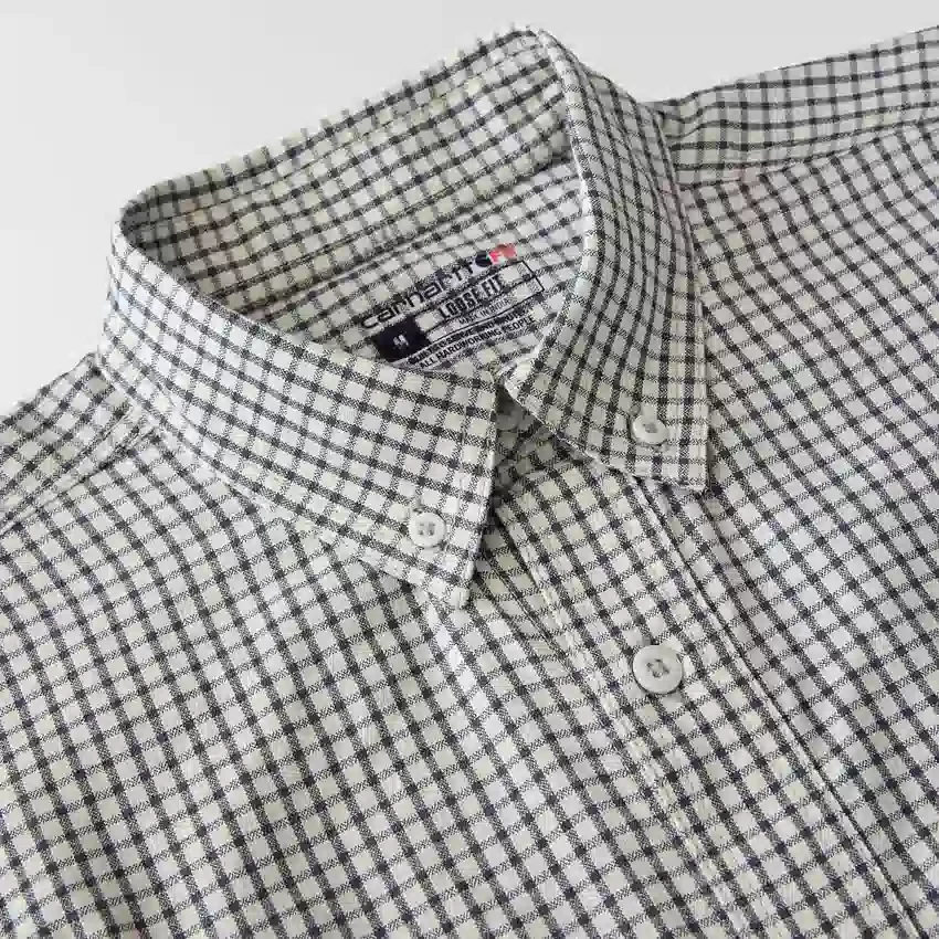 Herren-FR Force Sun Defender™ Langarm-Karo-Hemd – Sonnenschutz-Hemden