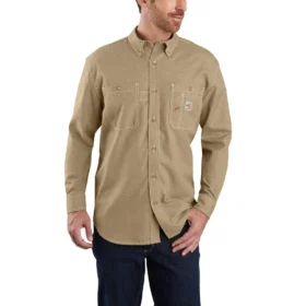 Herren-FR Force Sun Defender™ Langarmhemd in lockerer Passform – Sonnenschutz-Hemden
