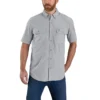 Herren-Hemd «Force Sun Defender™» aus Chambray, lockere Passform, mit kurzen Armlingen – Sonnenschutz-Hemden