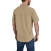 Herren-Hemd «Force Sun Defender™» aus Chambray, lockere Passform, mit kurzen Armlingen – Sonnenschutz-Hemden