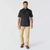 Herren-Hemd «Force Sun Defender™» aus Chambray, lockere Passform, mit kurzen Armlingen – Sonnenschutz-Hemden