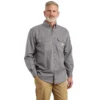 Herren-Hemd «Fr» mit lockerer Passform aus Twill und langen Armlingen