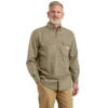 Herren-Hemd «Fr» mit lockerer Passform aus Twill und langen Armlingen