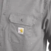 Herren-Hemd «Fr» mit lockerer Passform aus Twill und langen Armlingen