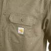 Herren-Hemd «Fr» mit lockerer Passform aus Twill und langen Armlingen