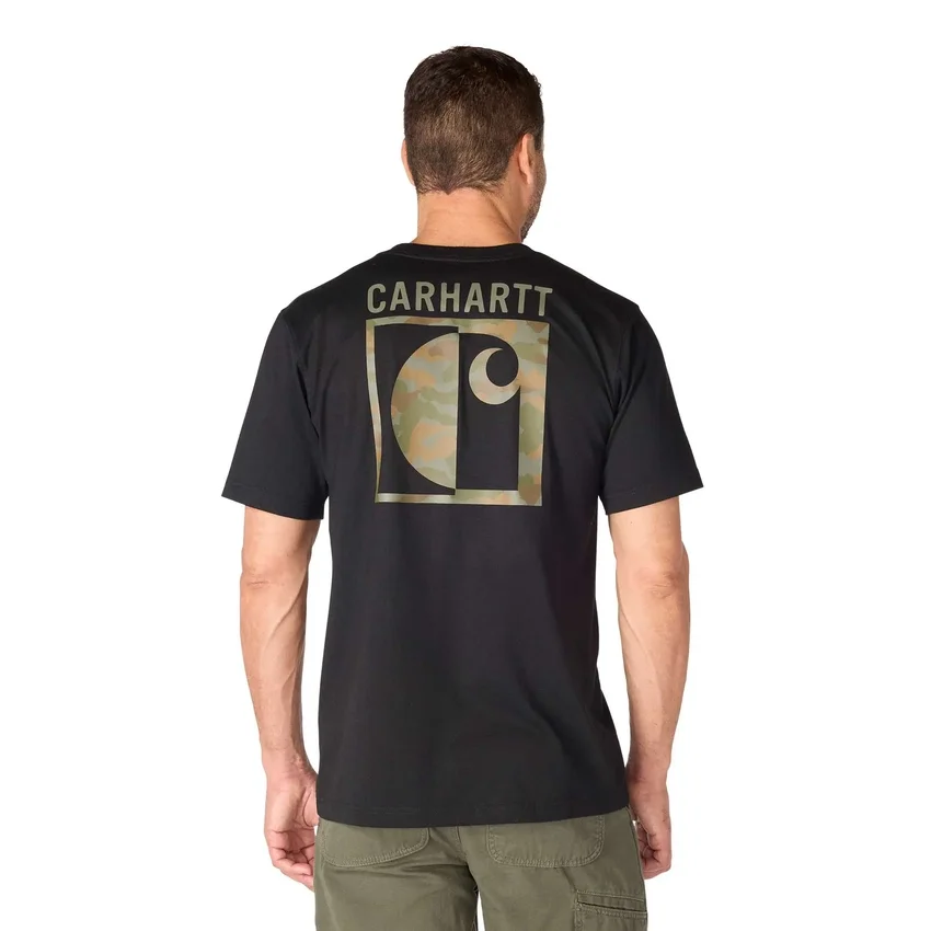 Herren-Hemd «Irvine» in Relaxed Fit mit Camo-Grafik