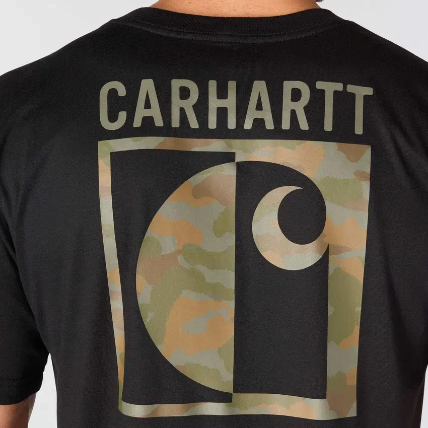 Herren-Hemd «Irvine» in Relaxed Fit mit Camo-Grafik