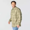 Herren-Hemd mit lockerer Passform, langen Armlingen und Twill-Karomuster – flammhemmende Hemden