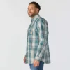 Herren-Hemd mit lockerer Passform, langen Armlingen und Twill-Karomuster – flammhemmende Hemden