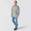 Herren-Hemd mit lockerer Passform, langen Armlingen und Twill-Karomuster – flammhemmende Hemden