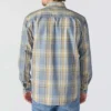 Herren-Hemd mit lockerer Passform, langen Armlingen und Twill-Karomuster – flammhemmende Hemden