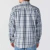 Herren-Hemd mit lockerer Passform, langen Armlingen und Twill-Karomuster – flammhemmende Hemden