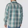 Herren-Hemd mit lockerer Passform, langen Armlingen und Twill-Karomuster – flammhemmende Hemden