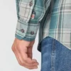 Herren-Hemd mit lockerer Passform, langen Armlingen und Twill-Karomuster – flammhemmende Hemden