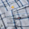 Herren-Hemd mit lockerer Passform, langen Armlingen und Twill-Karomuster – flammhemmende Hemden