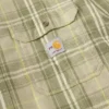 Herren-Hemd mit lockerer Passform, langen Armlingen und Twill-Karomuster – flammhemmende Hemden