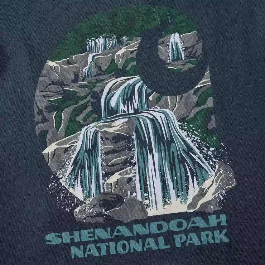 Herren-Hemd mit Shenandoah-Nationalpark-Motiv