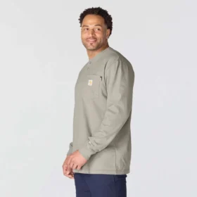 Herren-Henley «Fr Force Dearborn» mit lockerer Passform und langen Armlingen