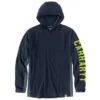 Herren-Hoodie «Force» in lockerer Passform mit feuchtigkeitsableitendem Logo