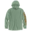 Herren-Hoodie «Force» in lockerer Passform mit feuchtigkeitsableitendem Logo