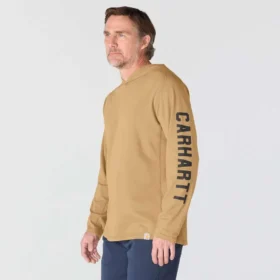 Herren-Hoodie «Force» in lockerer Passform mit feuchtigkeitsableitendem Logo