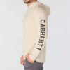 Herren-Hoodie «Force» in lockerer Passform mit feuchtigkeitsableitendem Logo