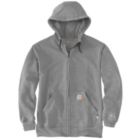 Herren-Hoodie «Marquette Fr Force» mit durchgehendem Reissverschluss – flammhemmende Hoodies